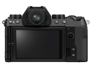 Kamera, Fujifilm X-S10, DSLM Spiegellose Systemkamera von Fujifilm, Rückansicht, Kamerasystem von Fuji