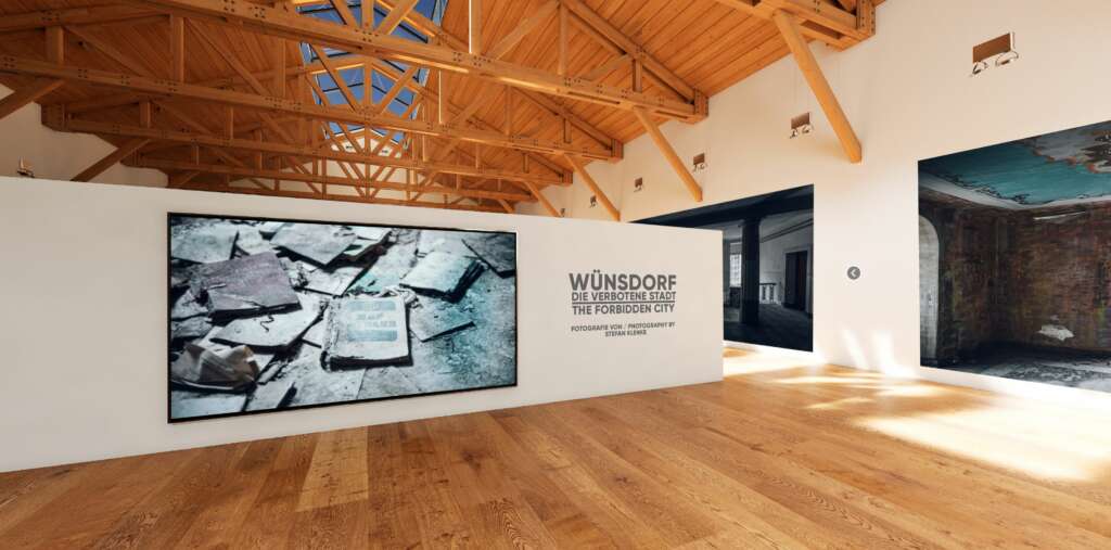 In den virtuellen Räumlichkeiten von Heimatfotos und den Heimatlichtern zeigt der Berliner Fotograf Stefan Klenke seine Lost-Place-Fotos aus Wünsdorf, auch "Die verbotene Stadt" genannt