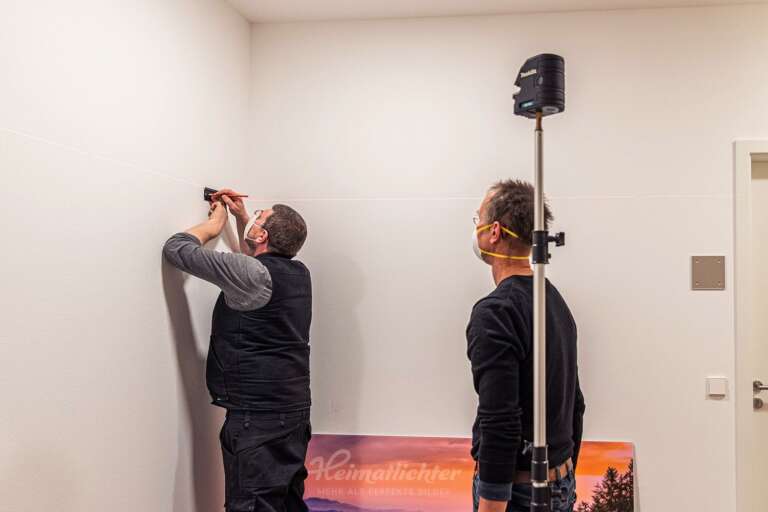 Wandbild von Heimatfotos.de in der DRK Tagespflege Bühl - Deutsches Rotes Kreuz - Montage durch das Fotofachlabor Trenkle (Freiburg i.Br.)