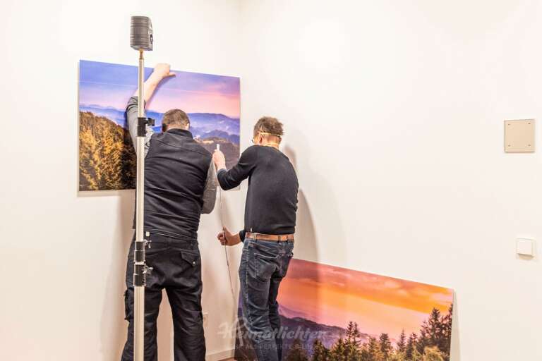 Wandbild von Heimatfotos.de in der DRK Tagespflege Bühl - Deutsches Rotes Kreuz - Montage durch das Fotofachlabor Trenkle (Freiburg i.Br.)