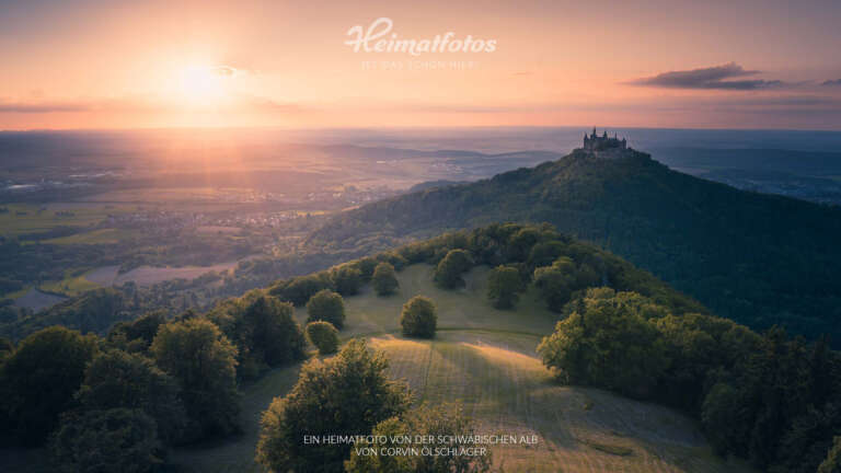 Heimatfotos als Fotohintergrund für Online-Meeting und Desktop - Schwäbische Alb - Ein Foto von Heimatlicht Corvin Ölschläger