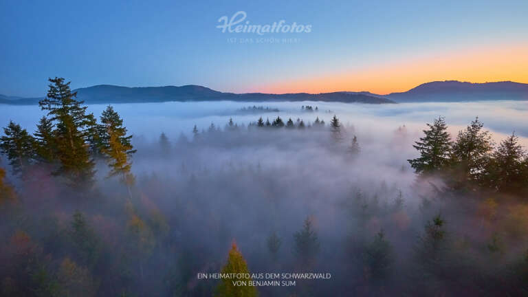 Heimatfotos als Fotohintergrund für Online-Meeting und Desktop - Schwarzwald / Black Forest - Ein Foto von Heimatlicht Benjamin Sum