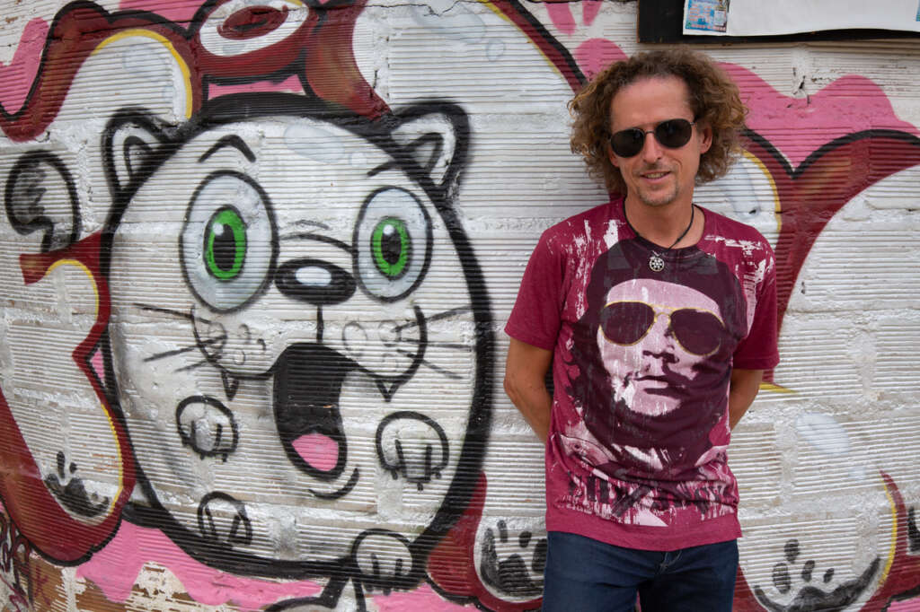 Mundologia-Gründer Tobias Hauser in Kolumbien